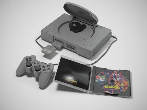 Sony PlayStation 1 PS1 3D Model