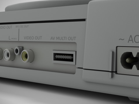 Sony PlayStation 1 PS1 Modelo 3D