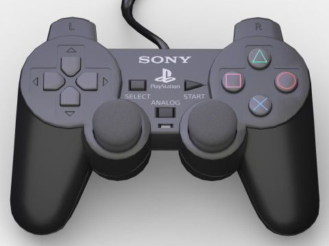 Sony PlayStation 2 FAT 3D Модель