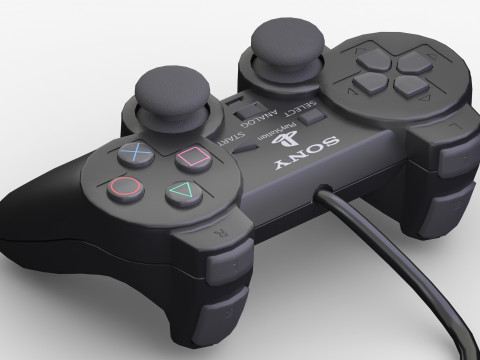 Sony PlayStation 2 FAT 3D Модель