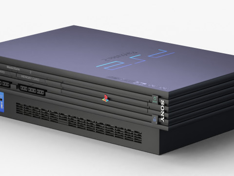 Sony PlayStation 2 FAT 3D Модель
