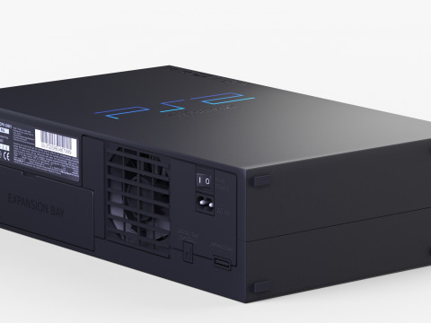 Sony PlayStation 2 FAT 3D Модель