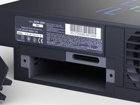Sony PlayStation 2 FAT 3D Model