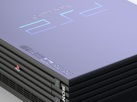 Sony PlayStation 2 FAT 3D Модель