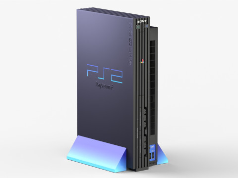 Sony PlayStation 2 FAT 3D Модель