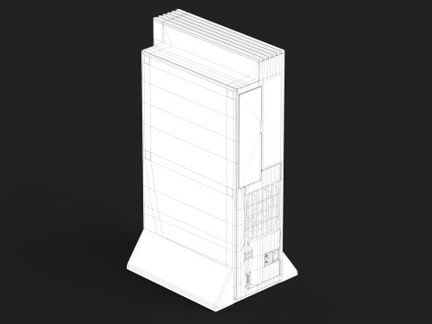 Sony PlayStation 2 FAT 3D Модель