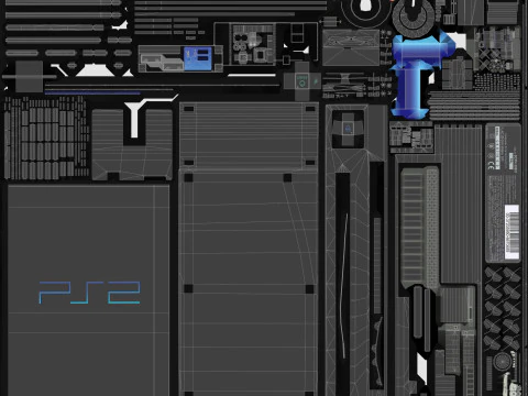 Sony PlayStation 2 FAT 3D Model