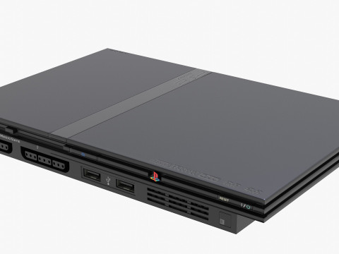 Sony PlayStation 2 Slim 3Dモデル