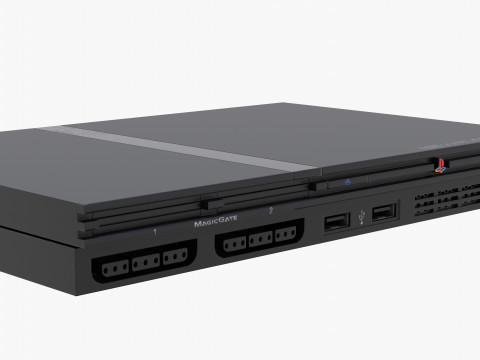 Sony PlayStation 2 Slim 3Dモデル