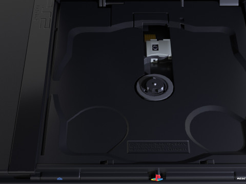 Sony PlayStation 2 Slim 3Dモデル