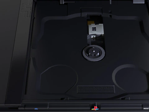 Sony PlayStation 2 Slim 3D Model