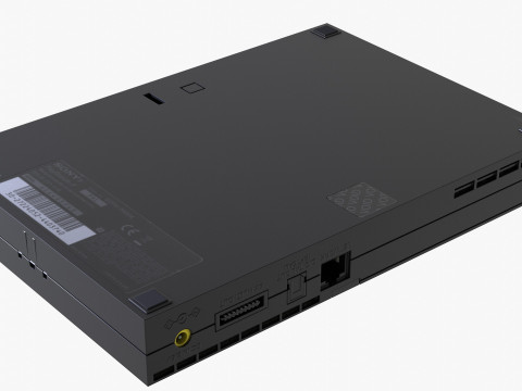 Sony PlayStation 2 Slim 3Dモデル