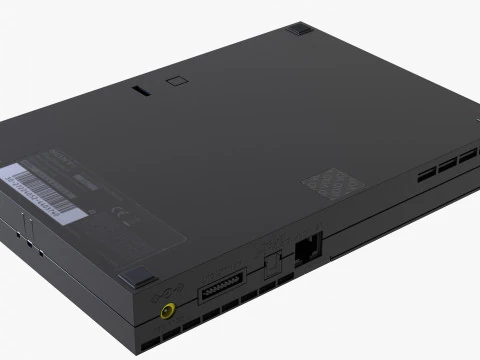 Sony PlayStation 2 Slim 3D Model