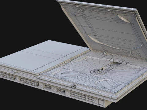 Sony PlayStation 2 Slim 3D Model