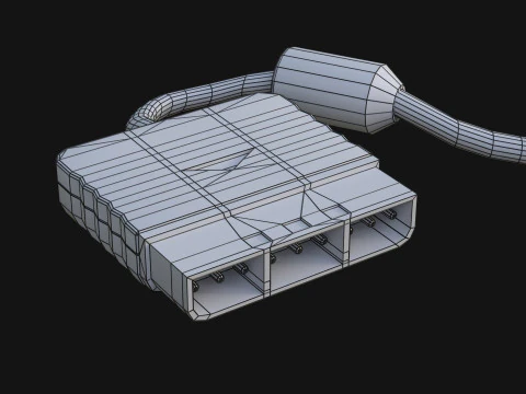 Sony PlayStation 2 Slim 3D Model