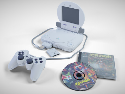 Sony PlayStation PSone Modello 3D
