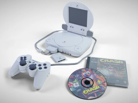 Sony PlayStation PSone 3D Modell