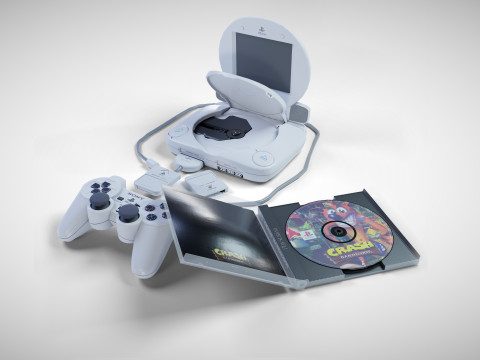 Sony PlayStation PSone 3D Model