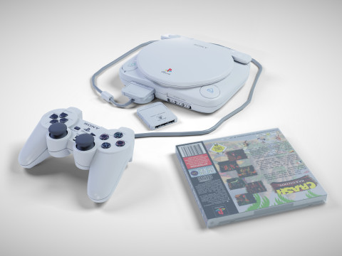 Sony PlayStation PSone 3D Model