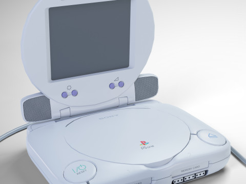 Sony PlayStation PSone 3D Model