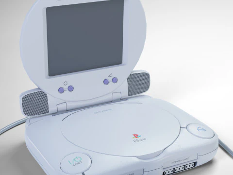 Sony PlayStation PSone 3D Model