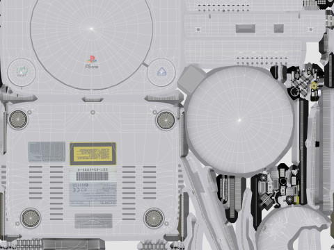 Sony PlayStation PSone 3D Model