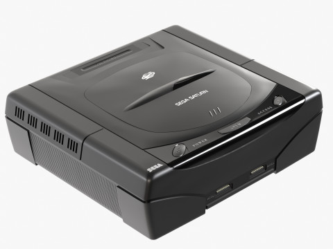Sega Saturn 3D Model