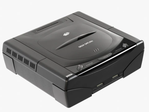 Segę Saturna Model 3D