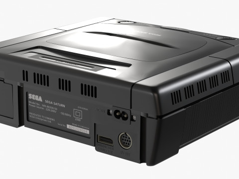 Sega Saturn 3D Model