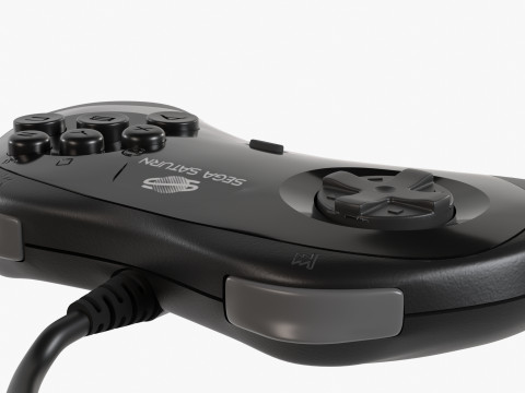 Sega Saturn 3D Model