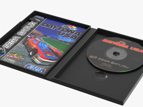 Segę Saturna Model 3D