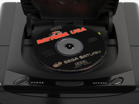 Sega Saturn 3D Model