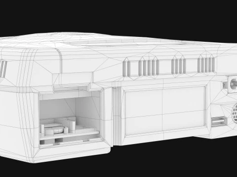 Segę Saturna Model 3D
