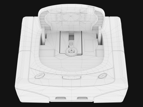 Sega Saturn 3D Model
