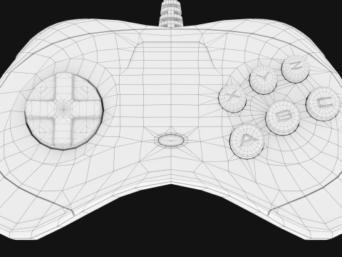 Sega Saturn 3D Model