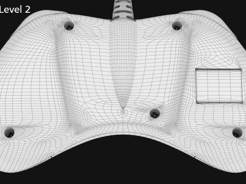 Segę Saturna Model 3D