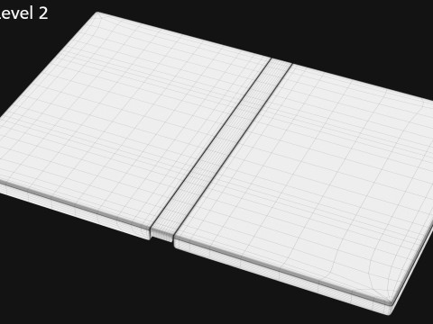 Sega Saturn 3D Model