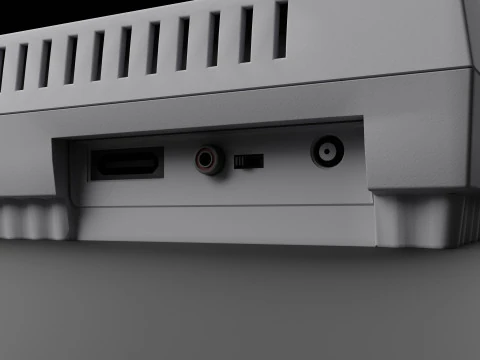 Super Nintendo Entertainment System SNES US 3D Model