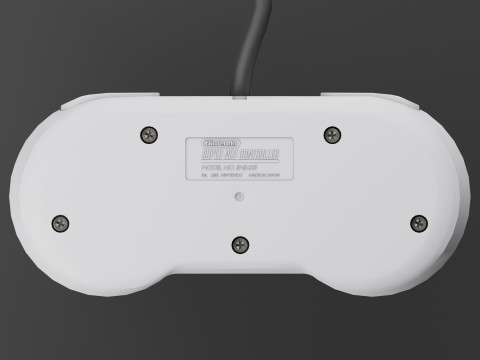 Super Nintendo Entertainment System SNES US Modèle 3D