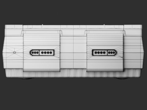 Super Nintendo Entertainment System SNES US Modèle 3D