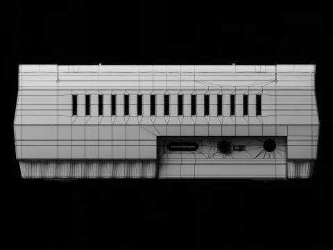 Super Nintendo Entertainment System SNES US 3D Model