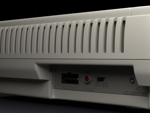 Super Nintendo Entertainment System SNES PAL - Super Famicom 3Dモデル