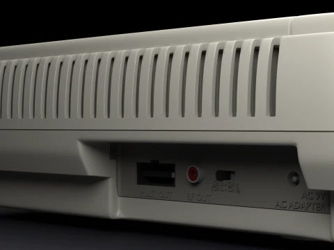 Super Nintendo Entertainment System SNES PAL - Super Famicom 3D Model
