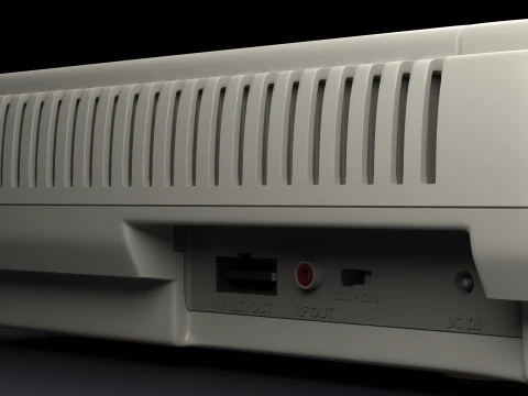 Super Nintendo Entertainment System SNES PAL - Super Famicom 3D Model