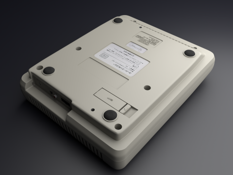 Super Nintendo Entertainment System SNES PAL - Super Famicom 3Dモデル