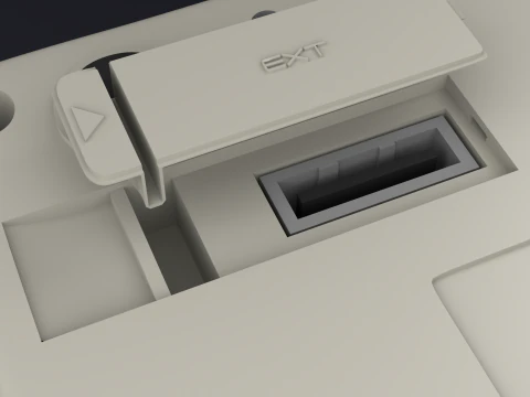 Super Nintendo Entertainment System SNES PAL - Super Famicom 3D Model