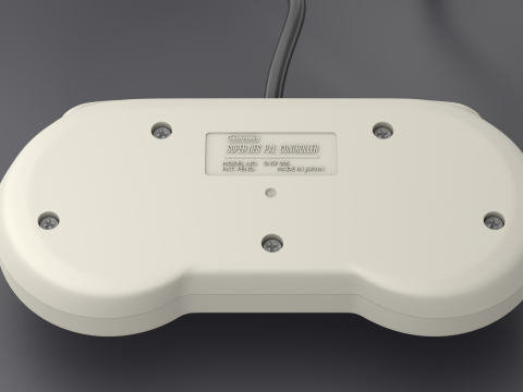 Super Nintendo Entertainment System SNES PAL - Super Famicom 3Dモデル