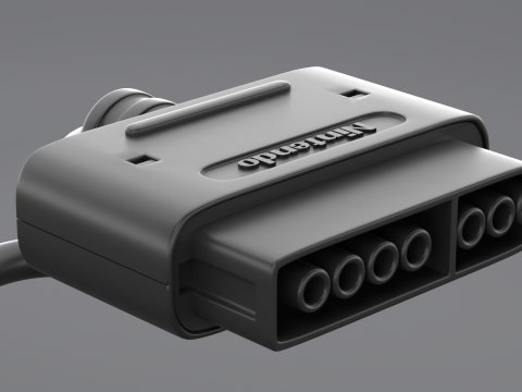 Super Nintendo Entertainment System SNES PAL - Super Famicom 3Dモデル