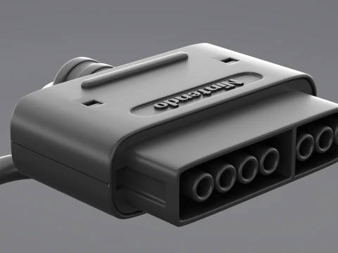 Super Nintendo Entertainment System SNES PAL - Super Famicom 3D Model