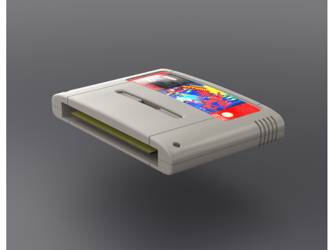 Super Nintendo Entertainment System SNES PAL - Super Famicom 3Dモデル